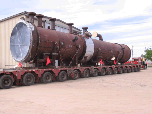 Waste heat boiler ready for shipping